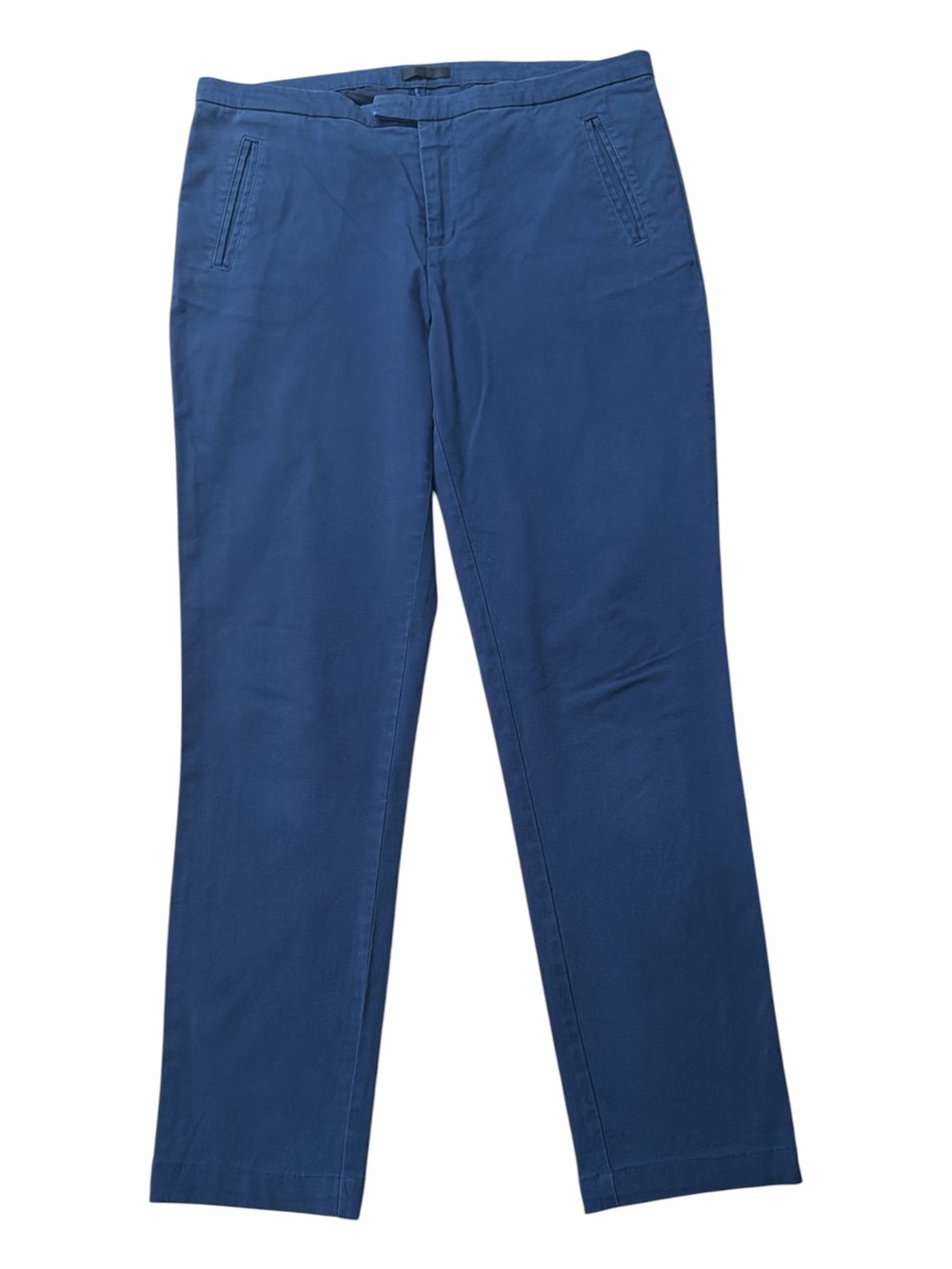 ATM Anthony Thomas Melillo Blue Chino Trousers Straight Leg Pants